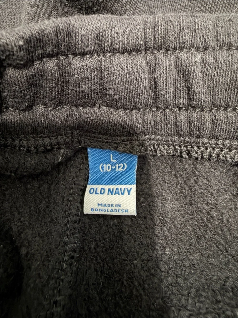 Old Navy Camo T-Shirt & Fleece Jogger Set (Size L 10–12)